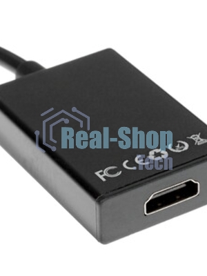 Переходник HDMI-VGA Cablexpert A-HDMI-VGA-02, 19M/15F, Jack3.5 аудиовыход