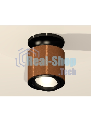 Светильник Ambrella Light XS7404100 SCF/PBK кофе песок/черный полированный MR16 GU5.3 (N7926, C7404, N7002)