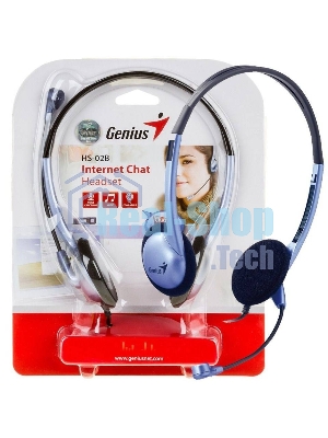 Гарнитура Genius HS-02B фиолетовый, проводная, 3.5 мм