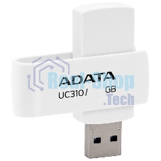 Флешка USB ADATA UC310 (UC310-256G-RWH), 256Gb, USB 3.2 Gen1, R/W 100/30, белый