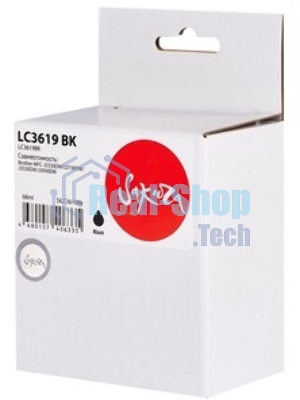 Картридж струйный Sakura LC3619Bk для Brother, черный, 68 мл., 3000 к.