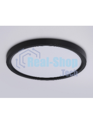 Светильник светодиодный ультратонкий Ambrella light FZ1904 BK черный IP54 20W 3000K-6500K CCT-переключатель D300*25 (Без ПДУ)