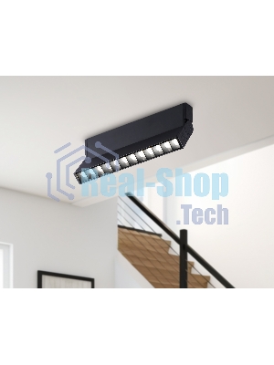 Светильник Ambrella light TA1829  BK черный LED 12W 4200K 230*22*87