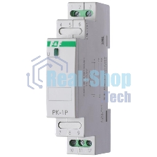 Реле промежуточное PK-1P/Un (монтаж на DIN-рейке 35мм 24В AC/DC 16А 1P IP20) F&F EA06.001.003