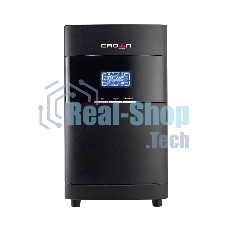 Источник бесперебойного питания CROWN On-Line CMUOA-350-2K EURO 2000VA/1800W, корпус металл, TOWER, АКБ 6*12V/7AH, PF-0.9, AVR 110-300V, порт RJ-11/45+USB/RS-232, EPO, розетки 4*EURO, входной кабель 2 м, вентилятор охлаждения, автомат, слот для SNMP, порт для доп. батарейных кабинетов, ПО