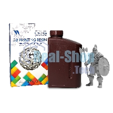 Фотополимерная смола NVPrint ABS Like Resin Grey для 3D печати 1 кг (бут)