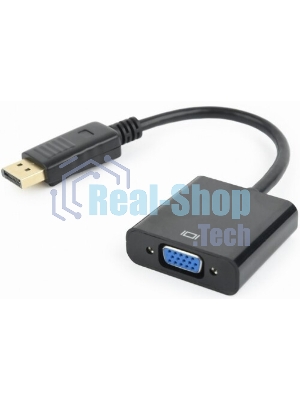 Переходник DisplayPort - VGA Cablexpert A-DPM-VGAF-02, 20M/15F, кабель 15 см, пакет