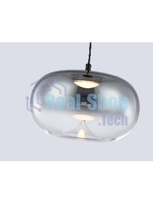 Подвесной светодиодный светильник Ambrella light LH11082 BK/SM черный/дымчатый 4W 3000K D180*130