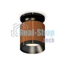 Светильник Ambrella Light XS7404101 SCF/PBK кофе песок/черный полированный MR16 GU5.3 (N7926, C7404, N7031)