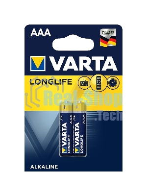 Батарейки VARTA Long Life AAA блистер 2 04103101412 