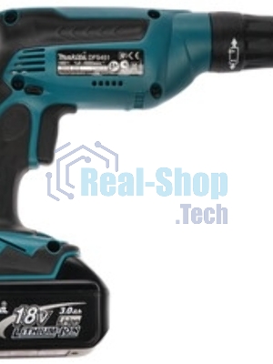 Дрель Makita DDF451RFE аккумуляторная DDF451RFE 18В,2х3Ач Li-ion,БЗП-13мм,0-300\600\1700об\м,80\40Нм,2.1кг,чем