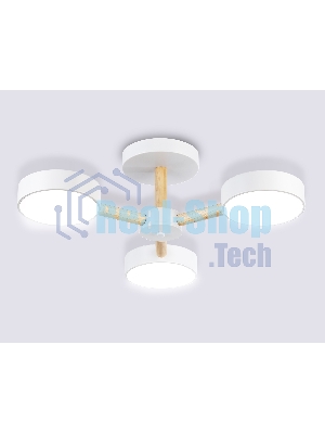 Светильник Ambrella light FL4821/3 WH белый 3000K-6400K 40W D580*160 (ПДУ ИК)