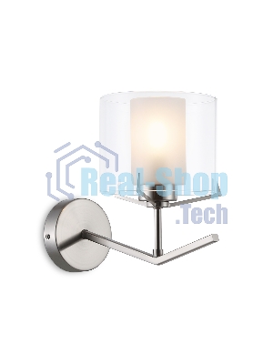 Настенный светильник Ambrella light LH57004 SN/FR никель/белый матовый E14 max 40W 280*150*220