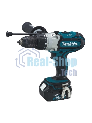 Дрель Makita DHP451RFE Дрель ак(уд), 18В,2х3Ач Li-ion,БЗП-13мм,0-300\0-600\0-1700об\м,80\40Нм,2.2кг,чем,подсветка