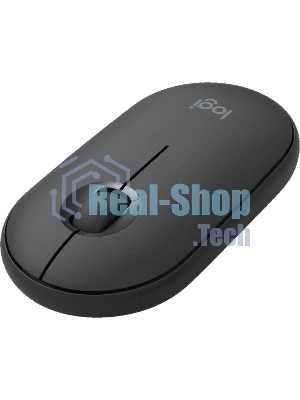 Мышь беспроводная Logitech Pebble M350 графитовый, 1000 dpi, радиоканал, Bluetooth, USB, кнопки - 3