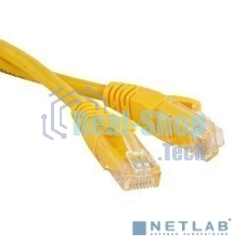 Патч-корд Hyperline U/UTP, Cat.6, LSZH, 1 м, желтый PC-LPM-UTP-RJ45-RJ45-C6-1M-LSZH-YL