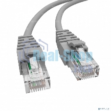 Патч-корд NTSS PREMIUM 2xRJ45/8P8C, T568B UTP CAT5e LSZH 5 метров, серый NTSS-PC-PM-UTP-RJ45-5e-5.0-LSZH-GY