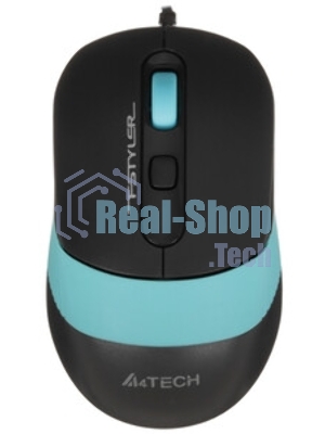 Мышь проводная A4Tech Fstyler FM10 белый/серый, 1600 dpi, USB, кнопки - 4