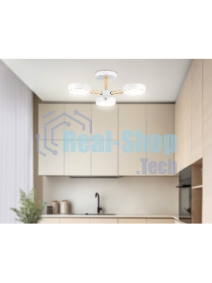 Светильник Ambrella light FL4821/3 WH белый 3000K-6400K 40W D580*160 (ПДУ ИК)