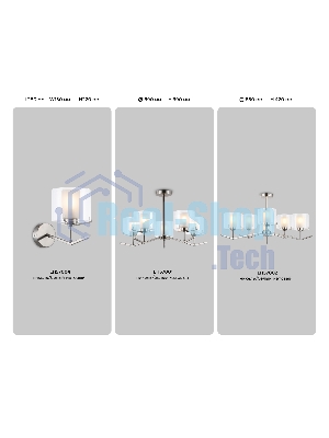 Настенный светильник Ambrella light LH57004 SN/FR никель/белый матовый E14 max 40W 280*150*220