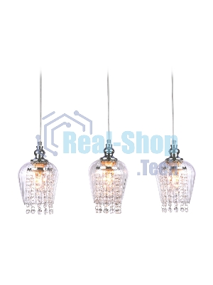 Светильник Ambrella light TR3612/3 CH/CL хром/прозрачный E27/3 max 40W 570*140*920
