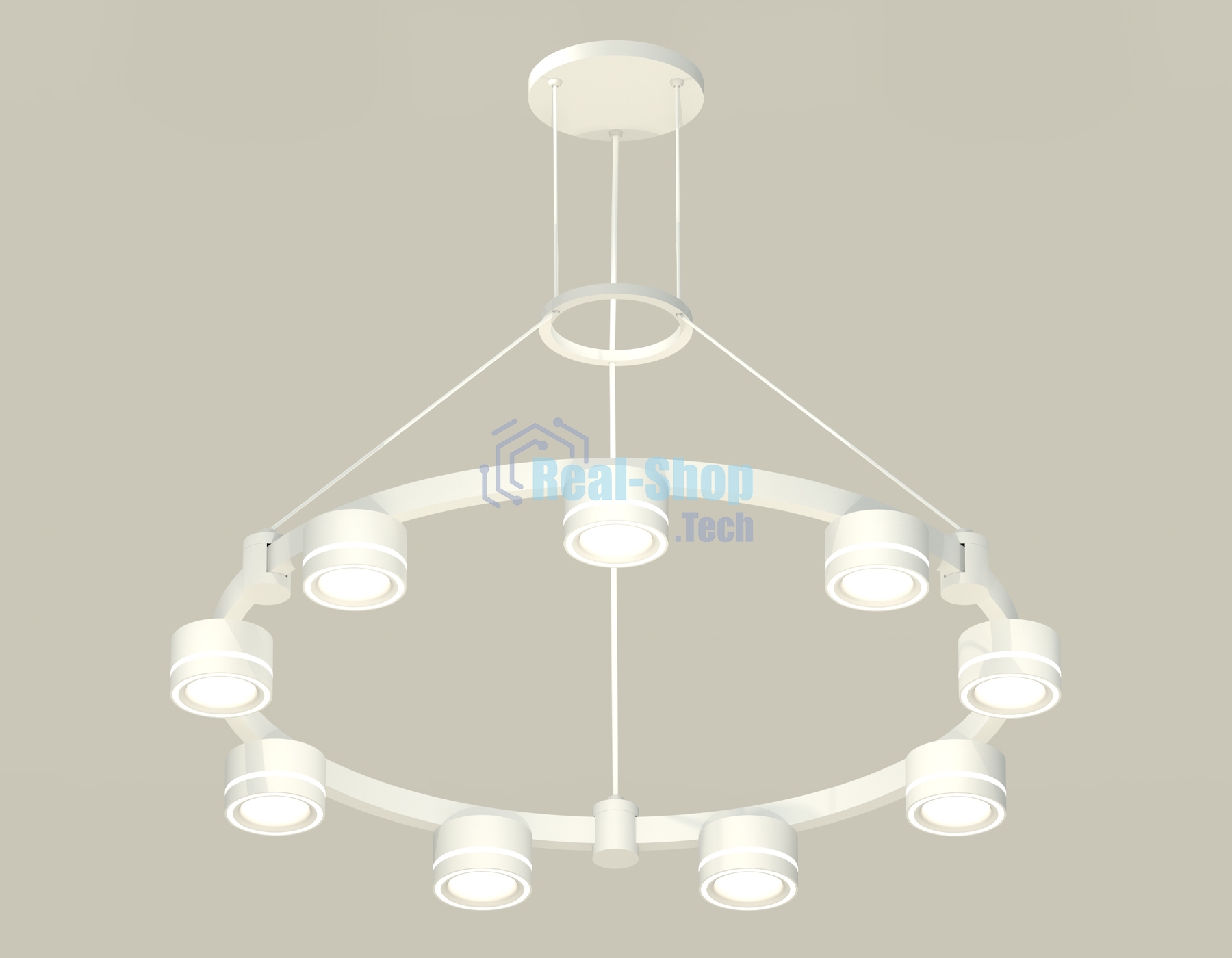 Светильник Ambrella light XR92031901/9 SWH/FR белый песок/белый матовый GX53 (A9203, C9241, N8433)
