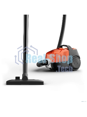 Пылесос Tefal MICRO SPACE CYCLONIC TW3235EA оранжевый/черный, 350/1600 Вт, уборка сухая, пылесборник контейнер 1 л