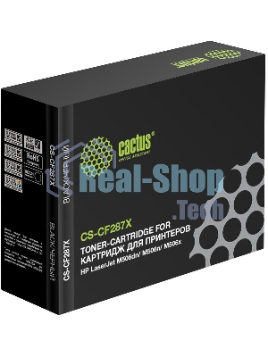 Картридж лазерный Cactus CS-CF287X черный (18000 стр.) для HP LJ M506dn/M506n/M506x