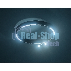 Потолочный светодиодный светильник Ambrella light FL5806/1+2 BK черный 25W 3000K/4200K/6400K D400*95 (без ПДУ)