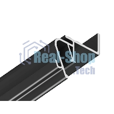 Алюминиевый профиль Ambrella light GP4100BK черный 2000*26*34