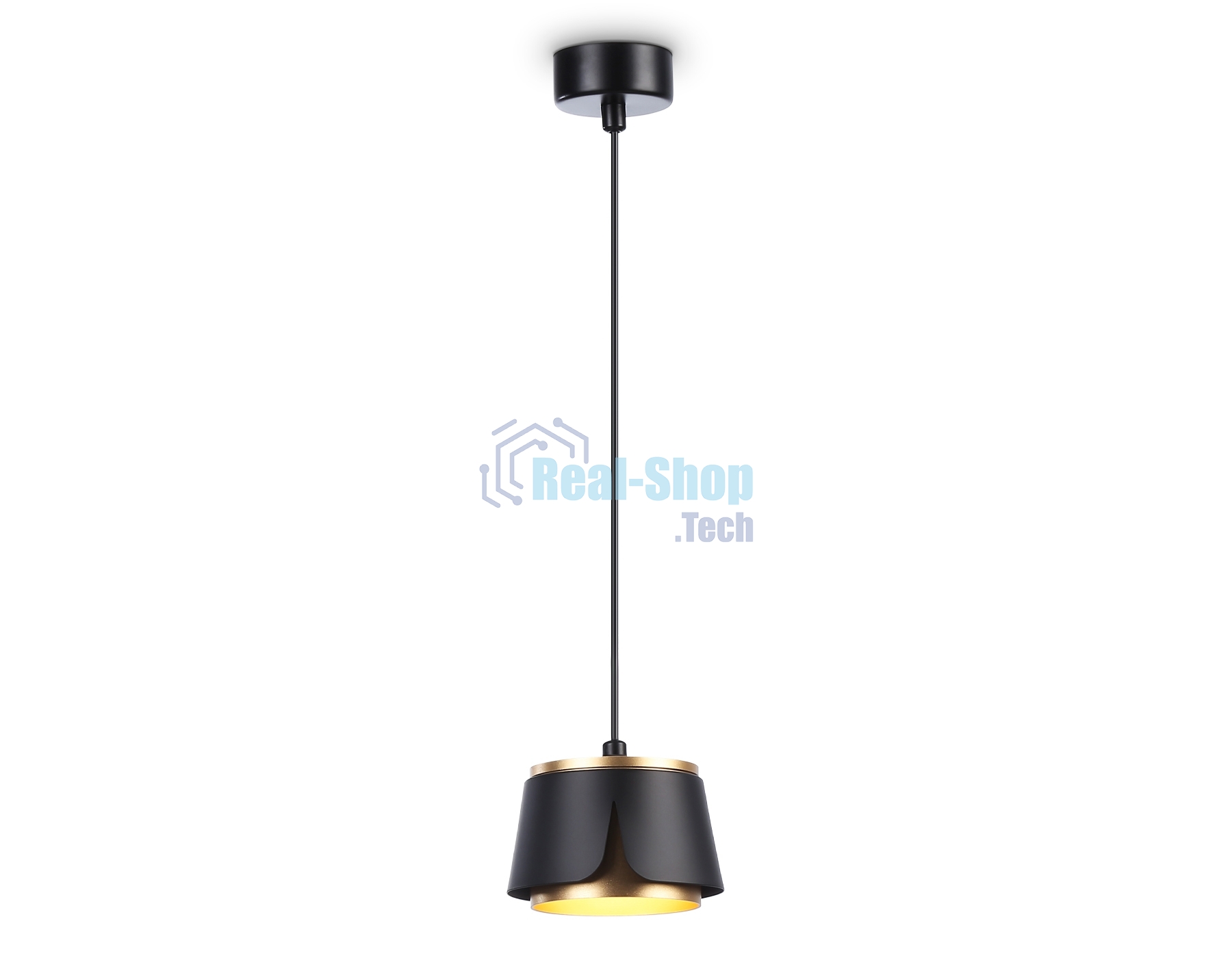 Светильник Ambrella light TN71247 BK/GD черный/золото GX53 D100*1090