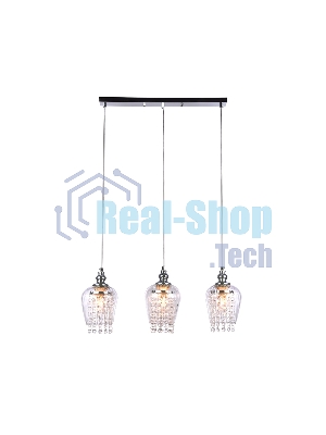 Светильник Ambrella light TR3612/3 CH/CL хром/прозрачный E27/3 max 40W 570*140*920