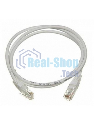 Патч-корд LANMASTER UTP LAN-PC45/U5E-3.0-GY вилка RJ-45-вилка RJ-45 cat.5е 3м серый LSZH (уп.:1шт)
