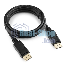 Кабель DisplayPort Gembird, 1.8м, 20M/20M, черный, экран, пакет