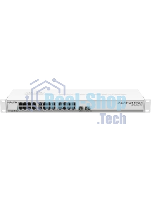 Коммутатор MikroTik CSS326-24G-2S+RM 24х Gigabit RJ45, 2х SFP+