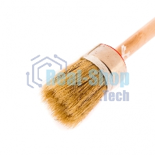 Кисть круглая MTX 82044 Профи №6 30 мм, натуральная щетина, деревянная рукоятка