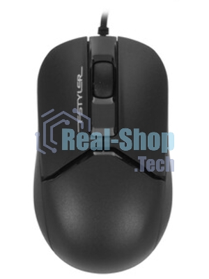 Мышь проводная A4Tech Fstyler FM12S черный, 1200 dpi, USB, кнопки - 3