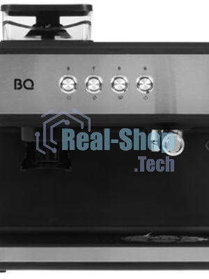 Кофейная станция BQ CM1003 сталь/черный, исп. кофе - зерновой/молотый, 1.5 л, 1150 Вт. 15 бар