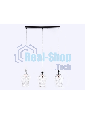 Светильник Ambrella light TR3612/3 CH/CL хром/прозрачный E27/3 max 40W 570*140*920