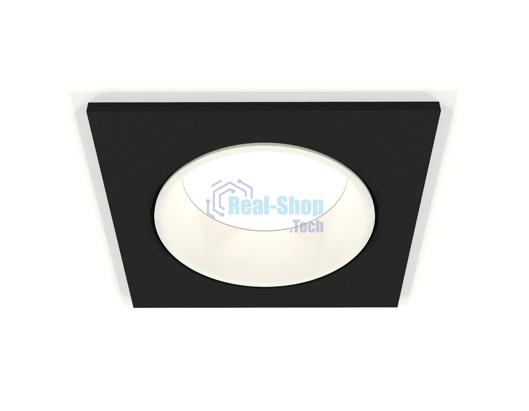 Комплект встраиваемого светильника Ambrella light XC6521001 SBK/SWH черный песок/белый песок MR16 GU5.3 (C6521, N6110)