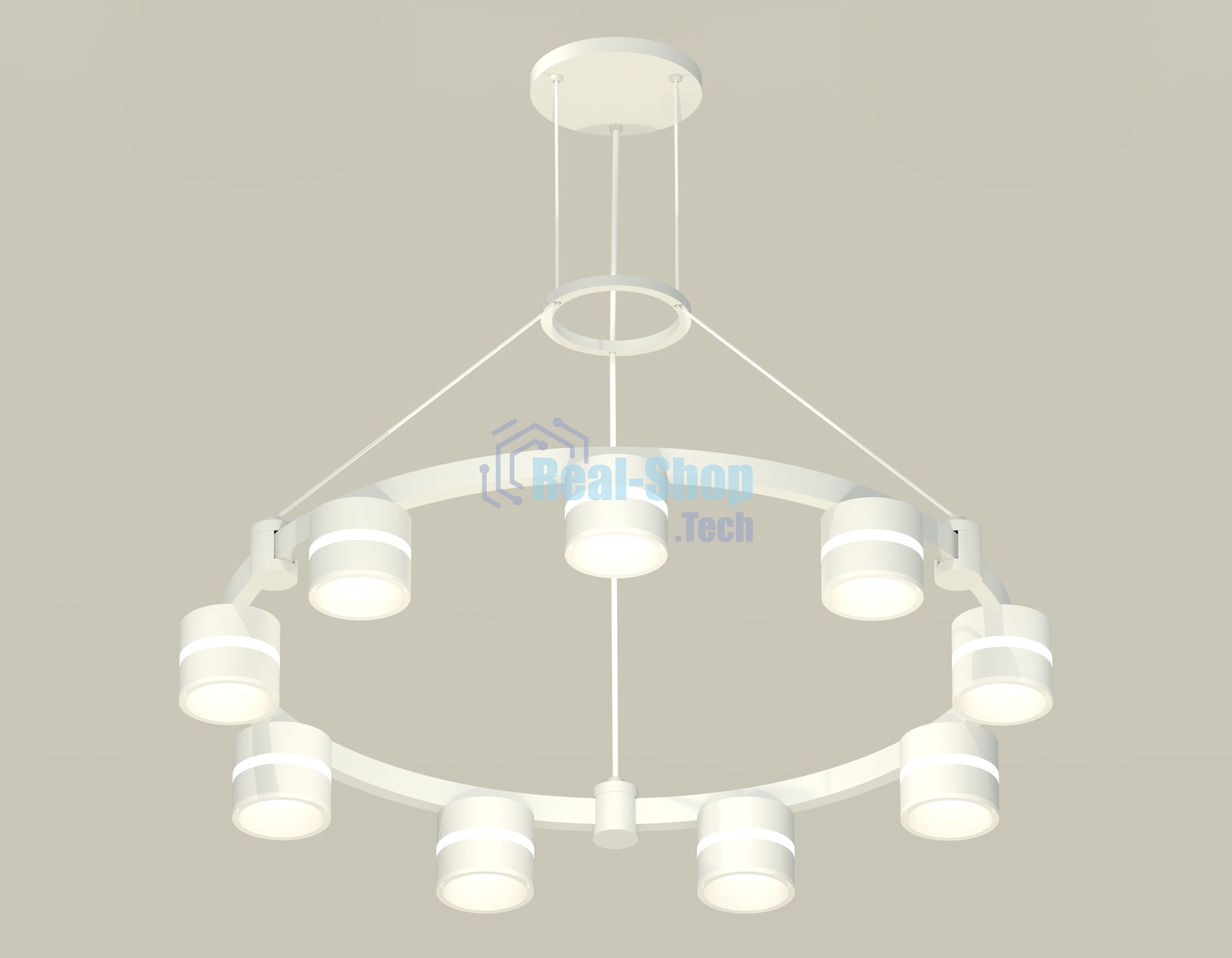 Светильник Ambrella light XR92031902/9 SWH/FR белый песок/белый матовый GX53 (A9203, C9241, N8444)