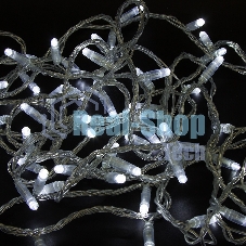 Гирлянда Neon-night Нить 10м, постоянное свечение, прозрачный ПВХ, 24В, белый