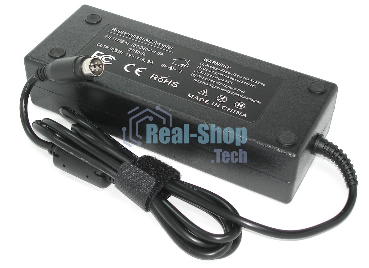 Блок питания (сетевой адаптер) для ноутбуков Acer 19V 6.3A 4 pin HP REPLACEMENT