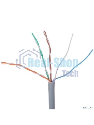 Кабель UTP PROconnect 4PR 24AWG, CU (медь), CAT5E, 100 МГц, PVC, серый, бухта 50 м