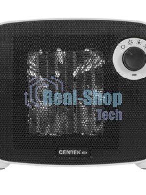 Тепловентилятор Centek CT-6023 белый/черный, 750/1500 Вт, 15 м2