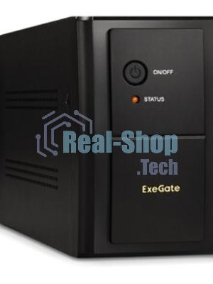 Источник бесперебойного питания ExeGate SpecialPro UNB-1200.LED.AVR.EURO.RJ 1200VA/750W, LED, AVR, 4 евророзетки, RJ45/11, черный