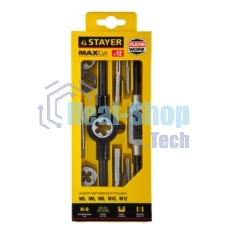 Набор метчиков и плашек Stayer 28012-H12_z01 12 предметов (жесткий кейс)