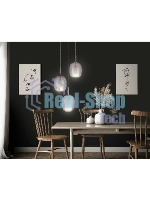 Подвесной светильник Ambrella light LH11156/3 BK/WH/TI черный/белый/янтарь E27*3 max 60W D425*1500