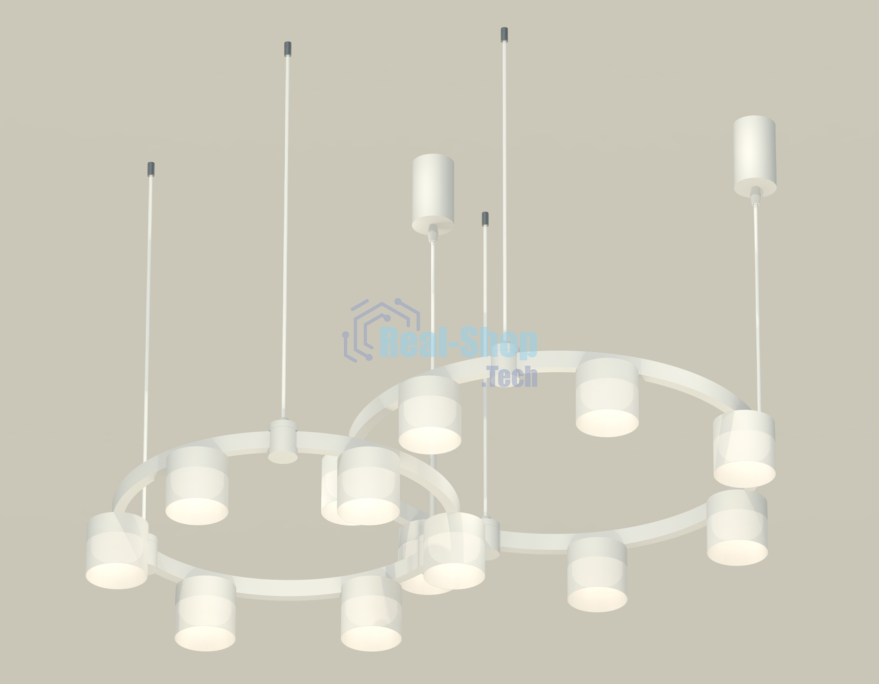 Светильник Ambrella light XR92081002/13 SWH/FR белый песок/белый матовый GX53 (A9208, C9236, C9231, N8402)