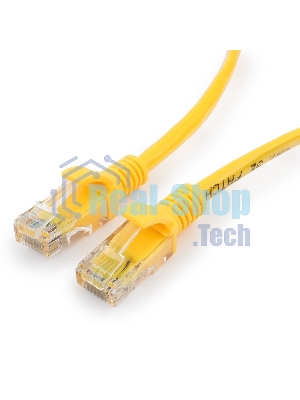 Патч-корд UTP Cablexpert cat.5e, 3м, литой, многожильный, желтый